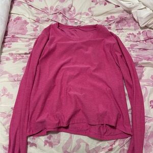 Beyond Yoga Fuchsia Long Sleeve Top